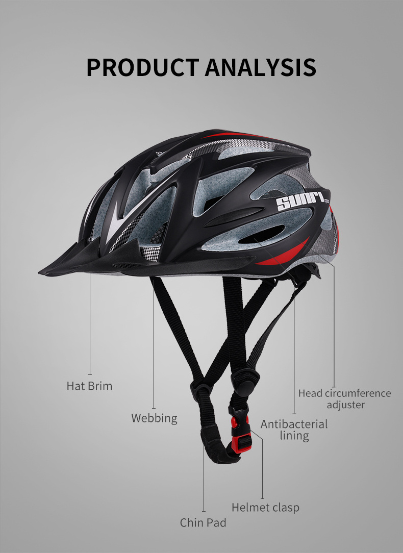 Integrated Detachable Multi-functional sports helmet Bicycle helmet