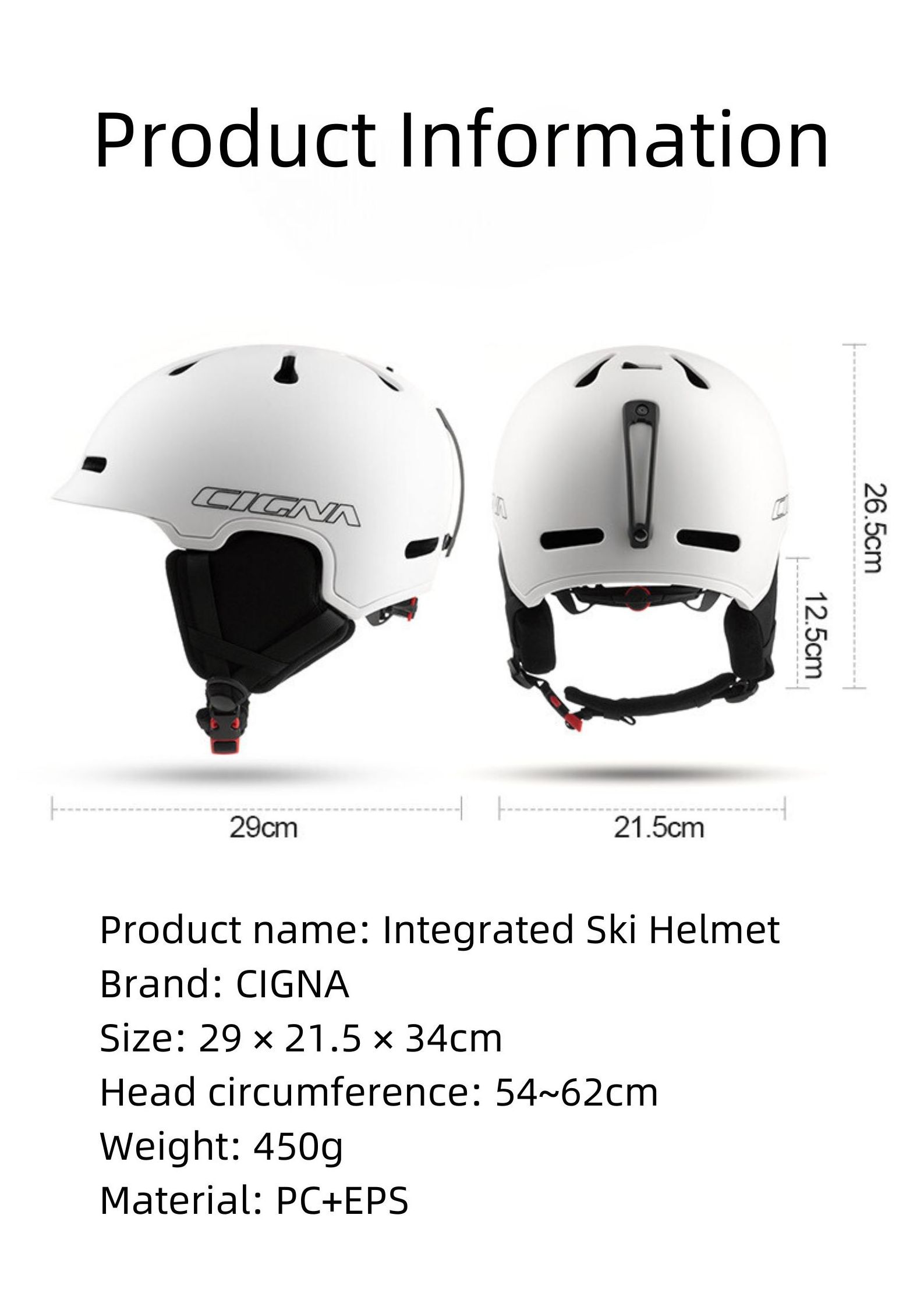 Hot-Selling Integral Ski Helmet Sports Helmet