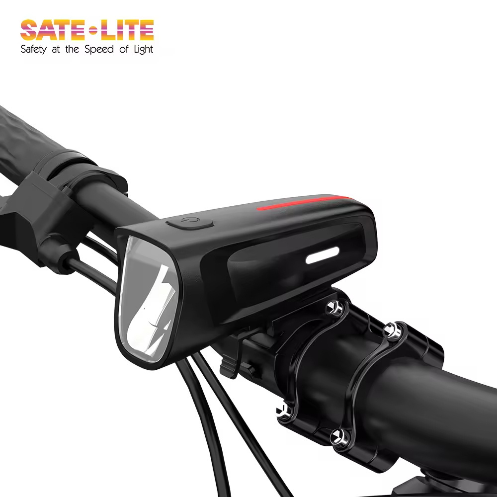 USB Rechargeable 1000 Lumens LED Bicycle Light for Night Riding ROHS Certified Mounts on Handlebar