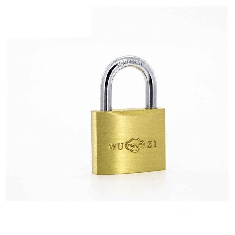 Factory Wholesale Prices Trendy Style Key Cylinder Different Sizes Solid Brass Padlock With Key