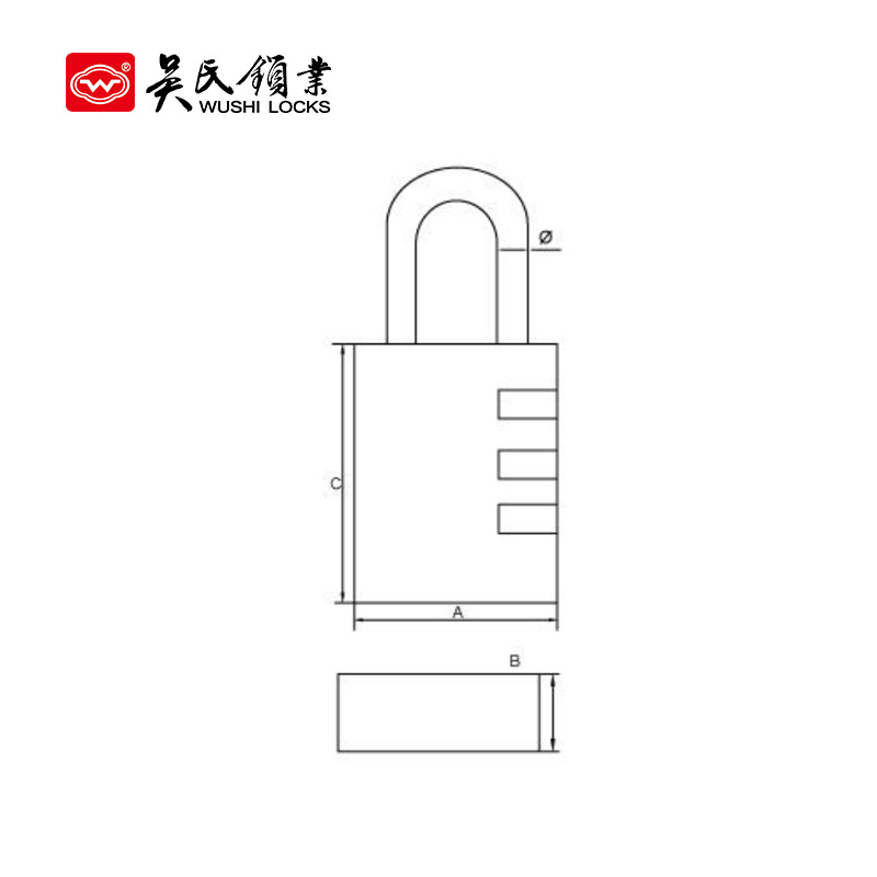 Custom Design Wholesale Brass Material Combination Brass Padlock 4 Digits Number Code Key Lock