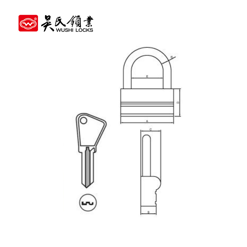 Wholesale High Quality Heavy Duty Padlock Waterproof Durable Outdoor Brass Combination Padlock