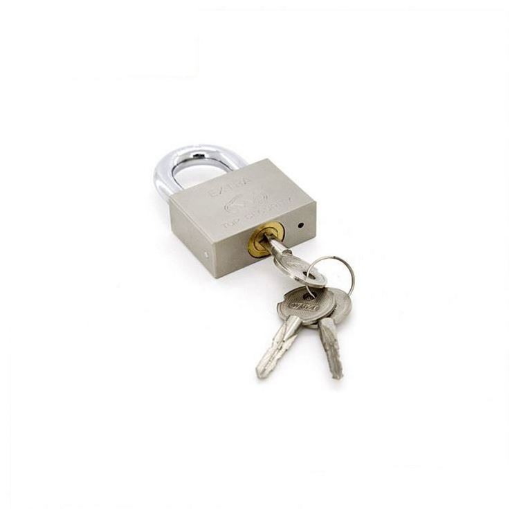 HOT SALE trendy style top security heavy duty nickel plated square keyed padlock