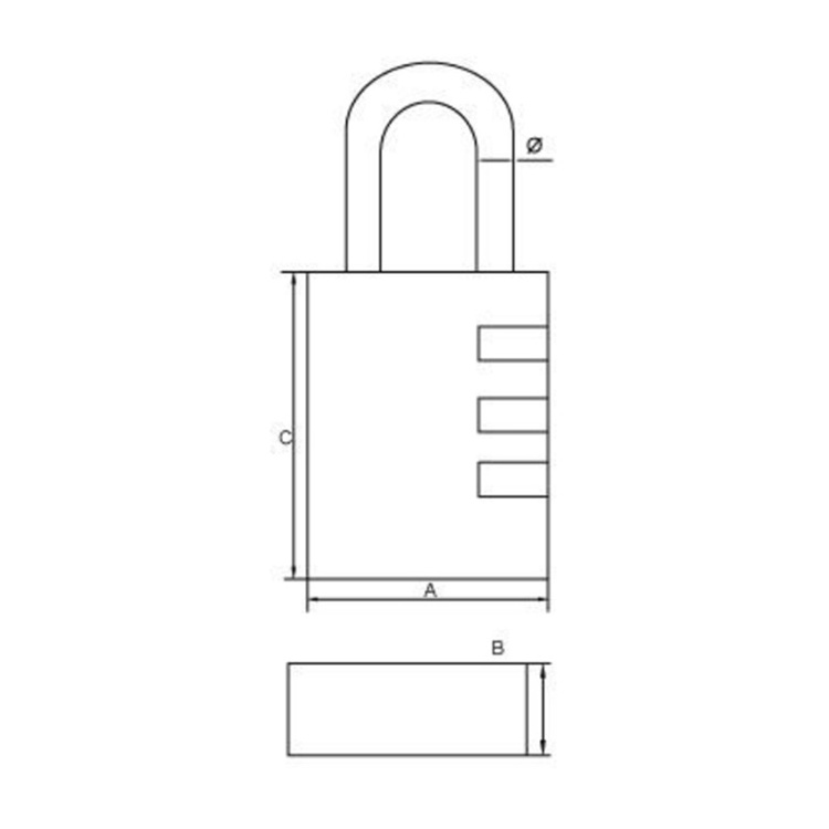 Factory directly sale OEM quality travel luggage password pad locks combination padlock