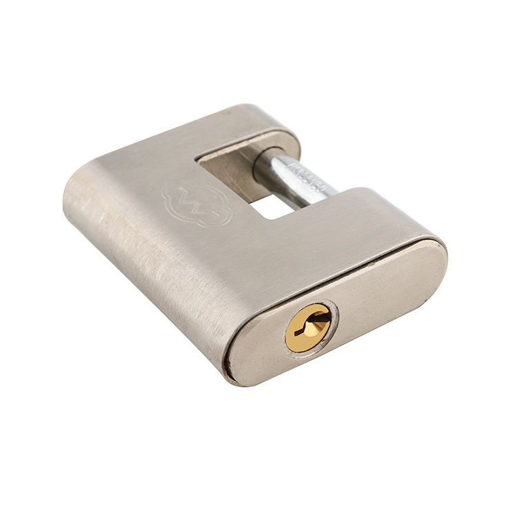 High quality  padlock padlocks body stainless shell iron padlock