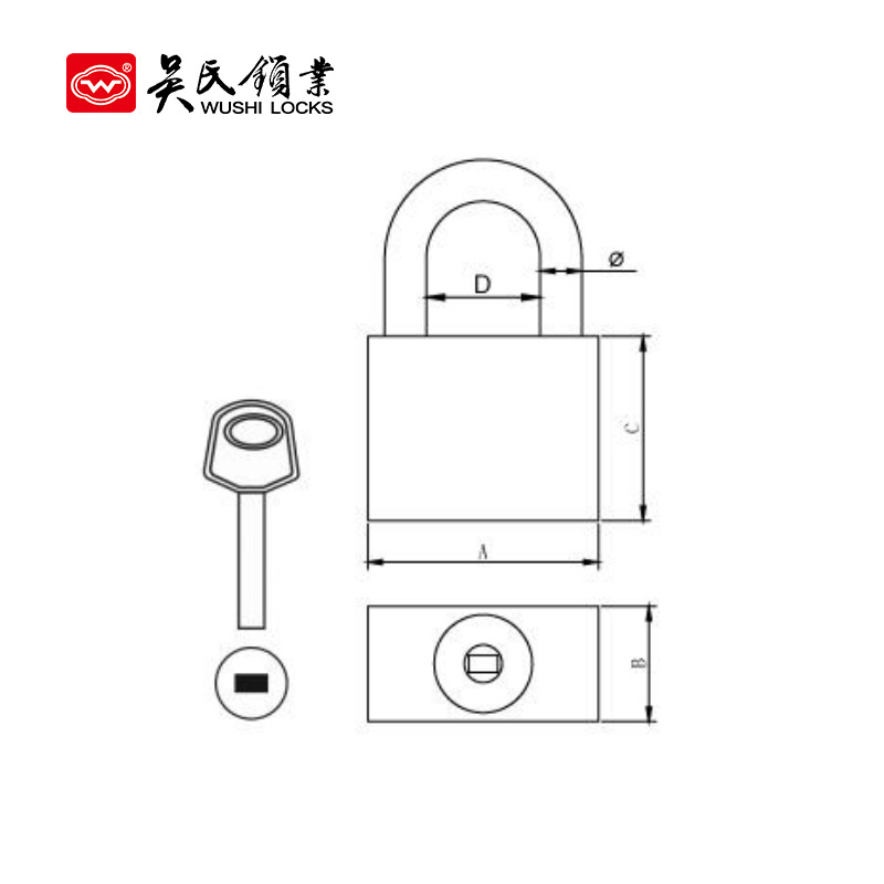 Latest Products Manufacturer Wholesale Different Types Stainless Steel Black Iron Discus Silver Padlock