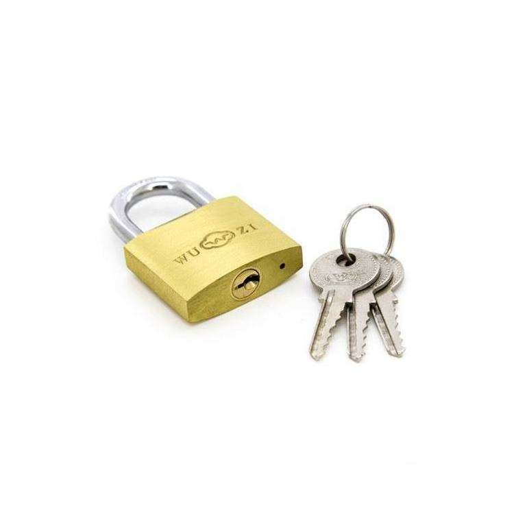 Factory Wholesale Prices Trendy Style Key Cylinder Different Sizes Solid Brass Padlock With Key