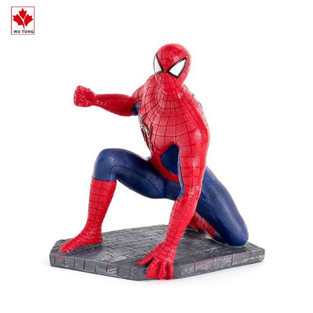 Hot sale resin action figure spiderman figurine marvel toy