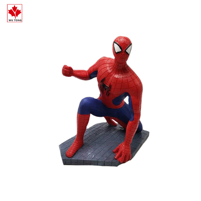 Hot sale resin action figure spiderman figurine marvel toy