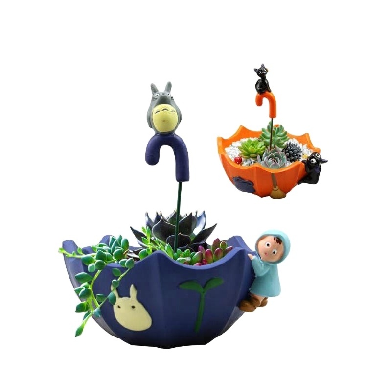 Umbrella Shape Resin Garden Succulent Planter