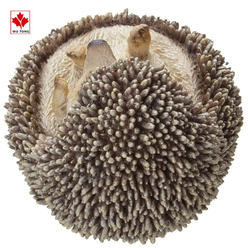 Resin Garden Lawn Statue Simulated Animal Hedgehog