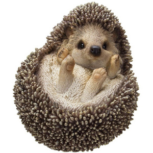 Resin Garden Lawn Statue Simulated Animal Hedgehog