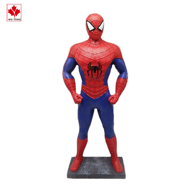 Hot sale resin action figure spiderman figurine marvel toy