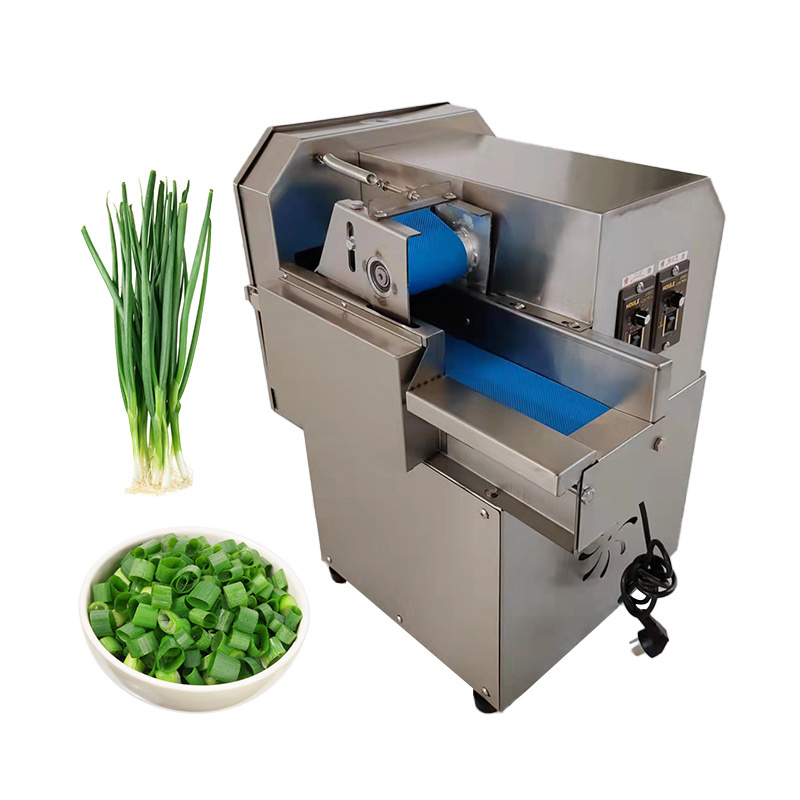 Kitchen Restaurant Leafy Vegetable Cutter Spring Onion Celery Pepper Ring Okra Cutting Machine