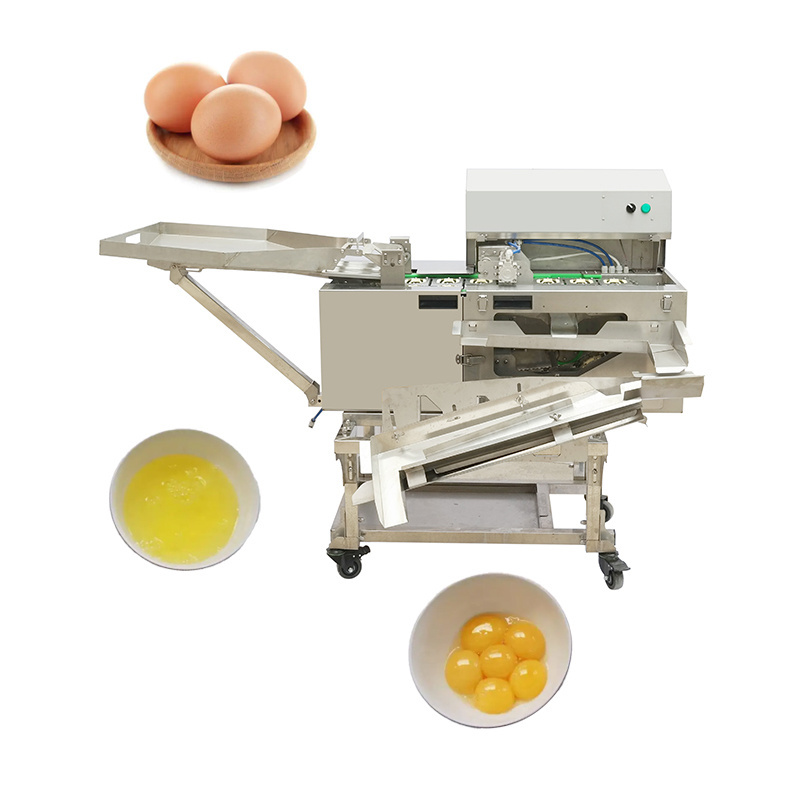 Egg Breaker Crusher Cracker Eggs Breaking Machine Automatic Small Egg Shell Separator Liquid Yolk And White Separating Machine