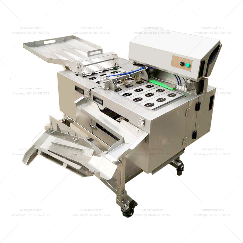 Egg Breaker Crusher Cracker Eggs Breaking Machine Automatic Small Egg Shell Separator Liquid Yolk And White Separating Machine