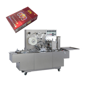 Soap Wrapper Cd Packaging Tea Box Packing Production Perfume Box Overwrapping Small Cellophane Wrapping Machine