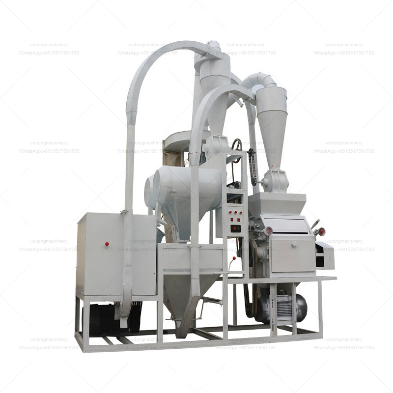 Industry Small Scale Automatic Roller Flour Corn Wheat Flour Mill Maize Milling Machine Price