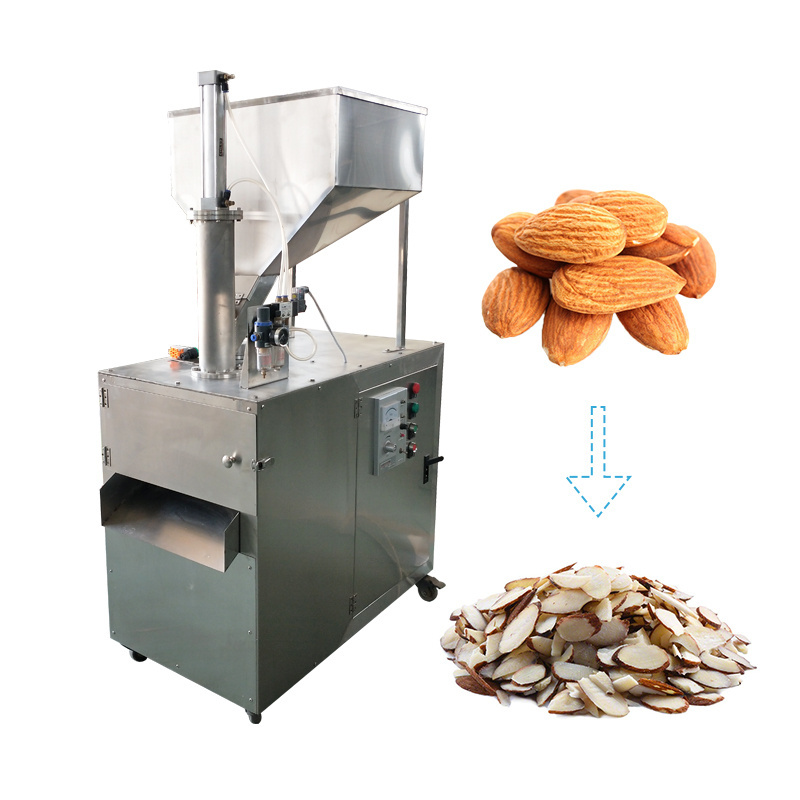 High Quality Almond Thinning Slicer Slicing Processing Nut Cutter Almond Cutting Machine For Sale