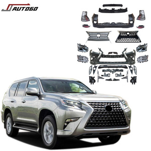 Factory Hot Sale Body Kit For Lexus GX460 2010 2011 2012 2013 Update to Sport 2015 Style Front/Rear Bumper+Lamp TRD Optional