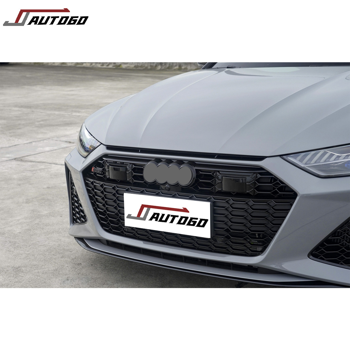 Factory Hot Sale Body Kit For Audi A7 S7 C8 19-22 Update to Sport RS7 Honeycomb Style with Front+Rear Bumper+Side Skirt assembly