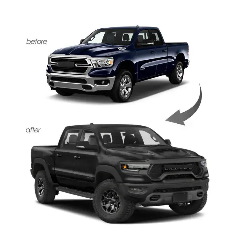 2022 TRX Dodge Ram 1500 Body Kit High Quality Body Kit For Dodge RAM 1500 2013-2021 Modify to 2022 TRX dodge ram 1500 body kit