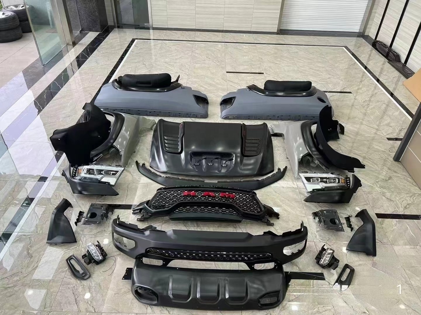 2022 TRX Dodge Ram 1500 Body Kit High Quality Body Kit For Dodge RAM 1500 2013-2021 Modify to 2022 TRX dodge ram 1500 body kit