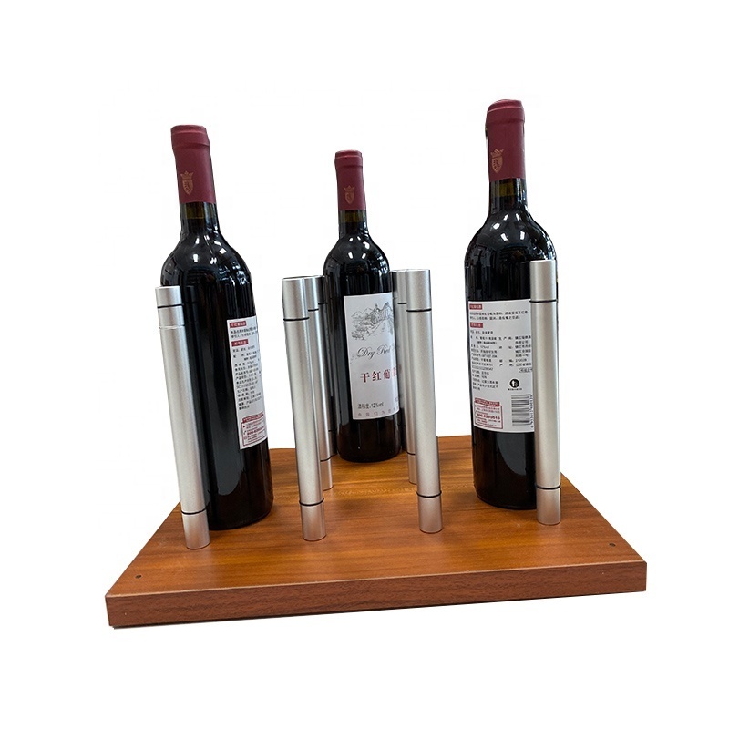 cheap wholesale bottle storage display red wine display rack