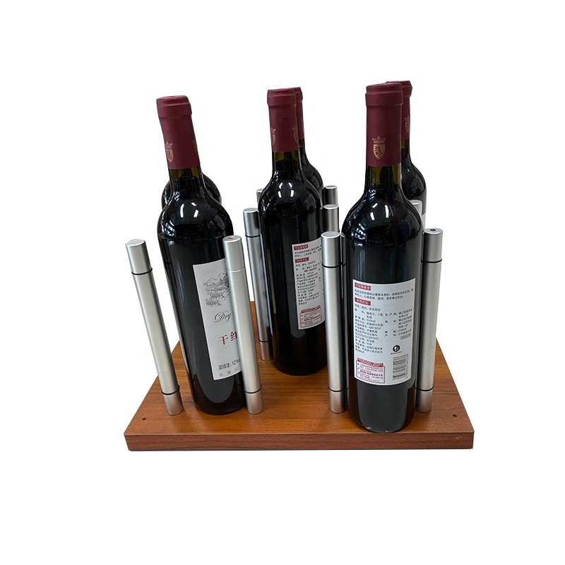 cheap wholesale bottle storage display red wine display rack