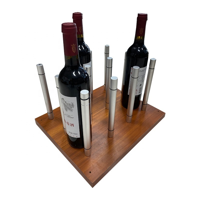 cheap wholesale bottle storage display red wine display rack