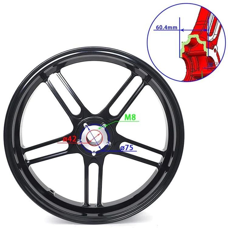 17 Inch Motorcycle Rim Suitable  17