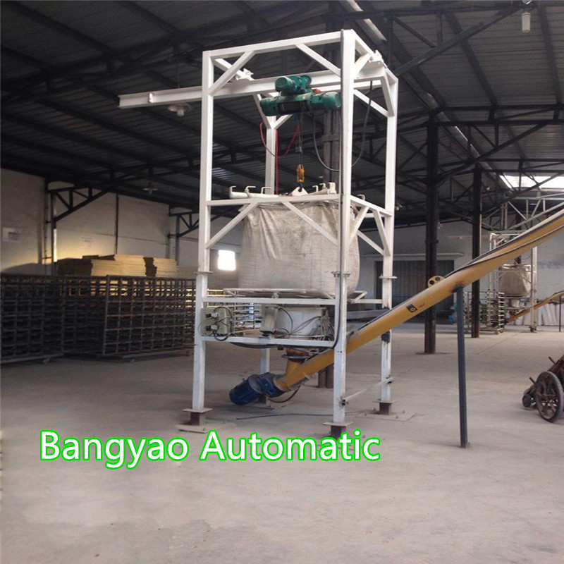 Super Sack Discharge Equipment Jumbo Bag Discharger 1000kg Big Bag Unloader Unloading Cargo Plc,motor ISO9001:2008 Provided