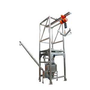 Super Sack Discharge Equipment Jumbo Bag Discharger 1000kg Big Bag Unloader Unloading Cargo Plc,motor ISO9001:2008 Provided