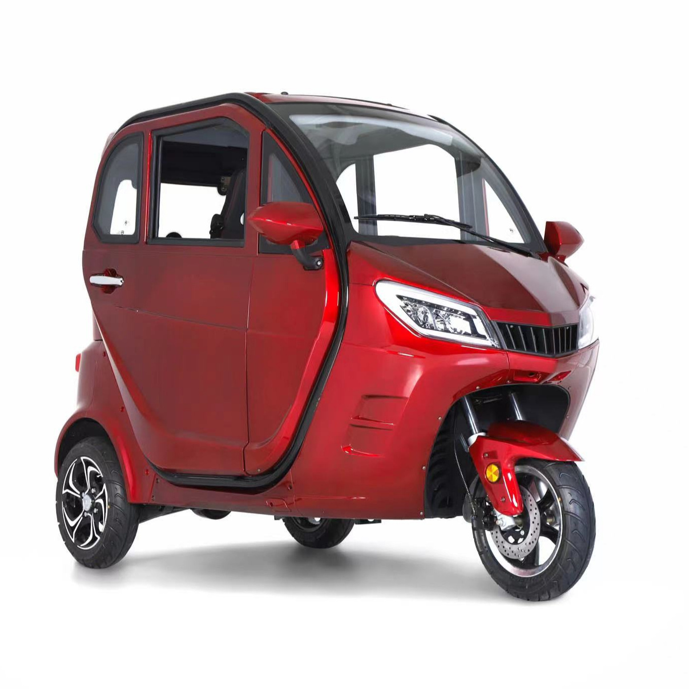 EEC COC Electric Tricycle 2 Seat Germany Market Passenger Electric Enclosed Trike