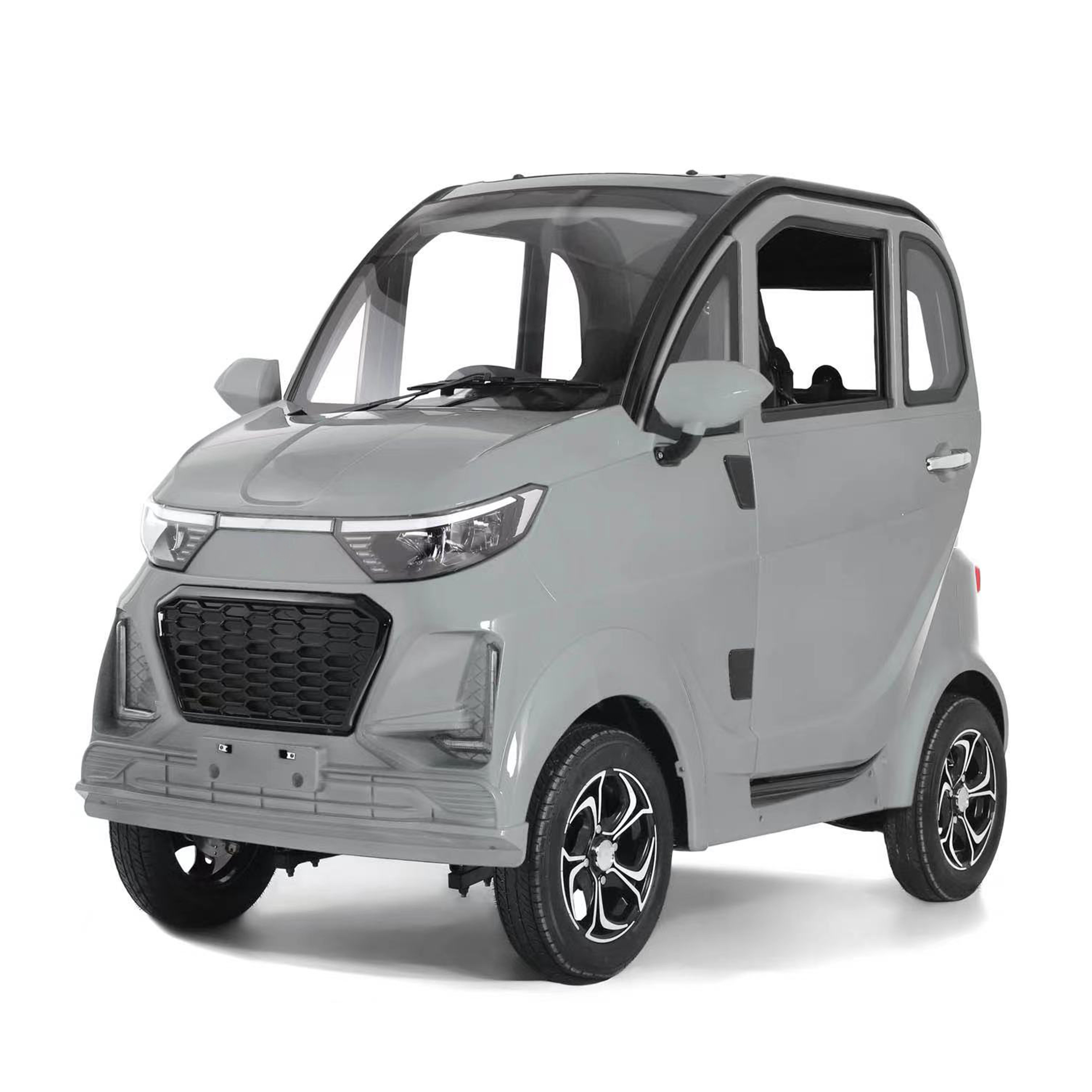 Chinese Four Wheel Mini Electric Cabin Scooter Car fully-enclosed-mobility-scooter, Two Seater Small Mobility Scooters