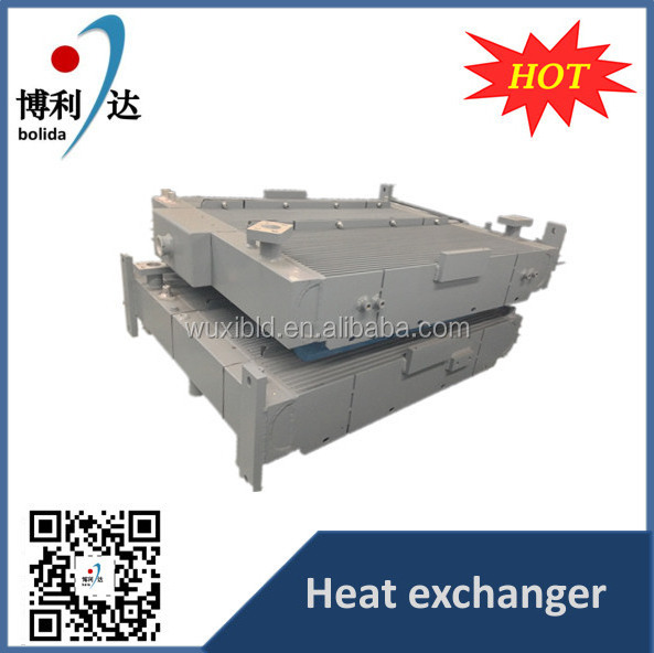 aluminum plate fin excavator hydraulic oil cooler