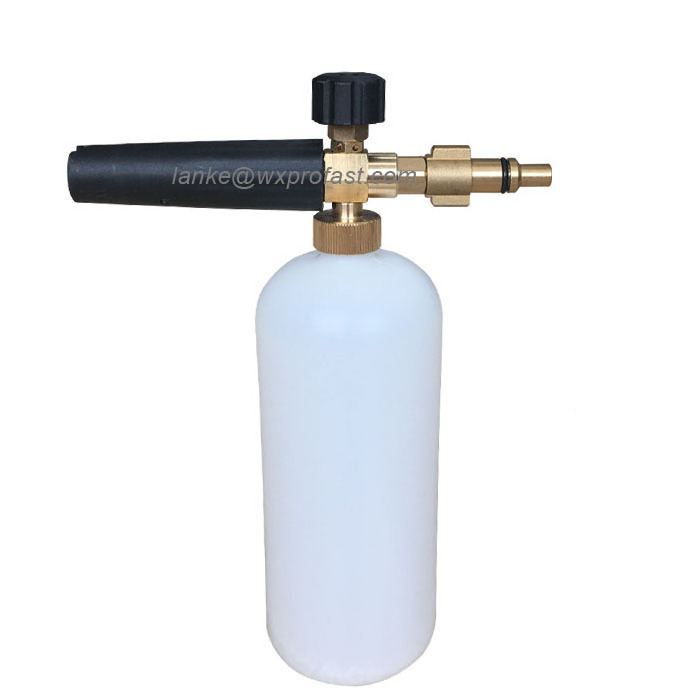 High Pressure Quick Release Foam Pot Car Wash Foam Spray Water Hose Soap Dispenser Snow Foam Lance