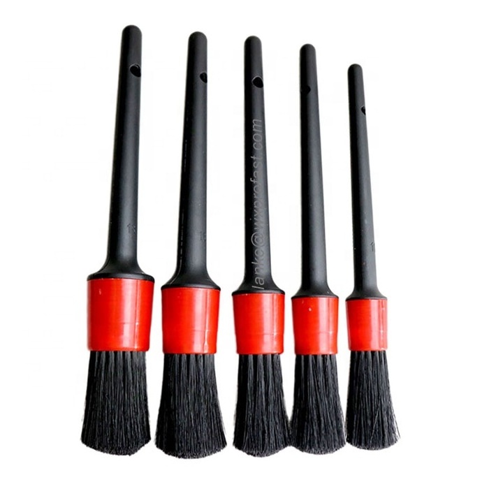 Hot Selling Car Care Plastic Handle Deduster Brush Automobile Car Wash Wheel Brush PP Synthetic Bristle Detailing Brush