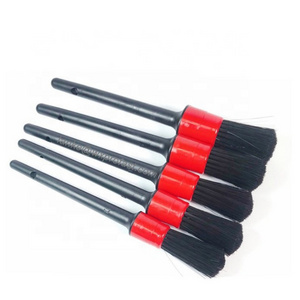 Hot Selling Car Care Plastic Handle Deduster Brush Automobile Car Wash Wheel Brush PP Synthetic Bristle Detailing Brush