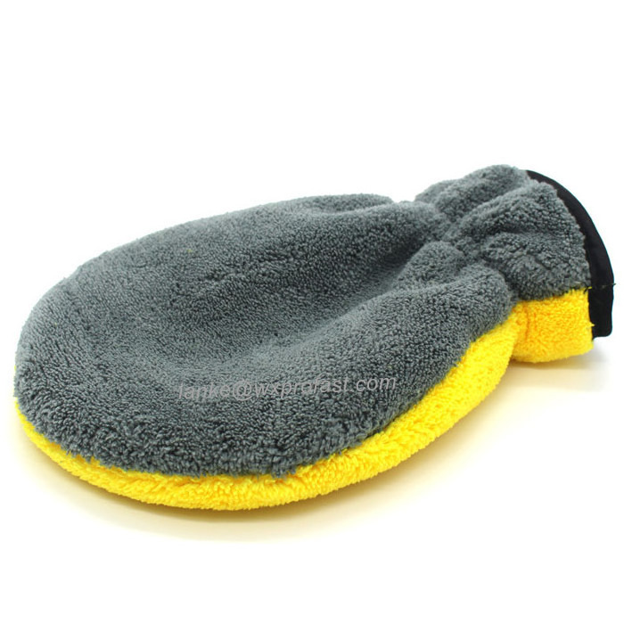 Automobile Wash Mitt Vase Shape Car Washing Mitt Double Side Dedusting Gloves Multi-functional Microfiber Cleaning Glove