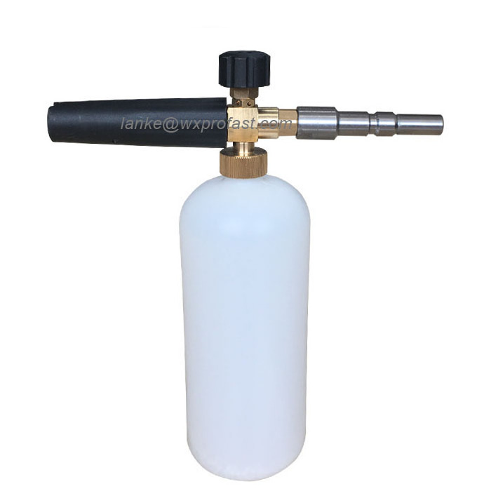 High Pressure Quick Release Foam Pot Car Wash Foam Spray Water Hose Soap Dispenser Snow Foam Lance