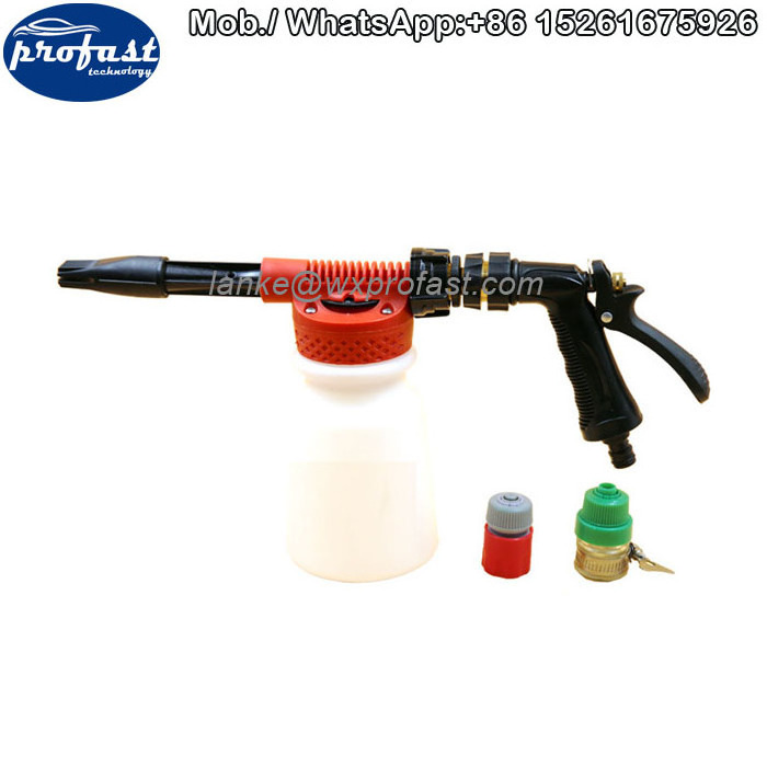 Car Wash Tool Garden Hose Foam Sprayer Car Wash Sponge With Handle Foam Gun Tips