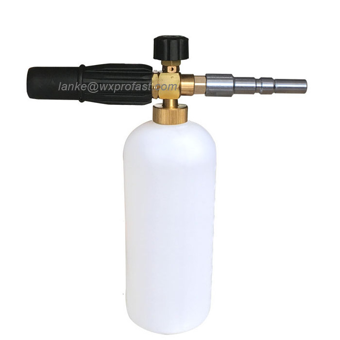 High Quality Brass Inner Heavy Duty Car Wash Foam Lance Thick Foam Generator Snow Foam Washing Gun 3200Psi Car Cleaning Cannon