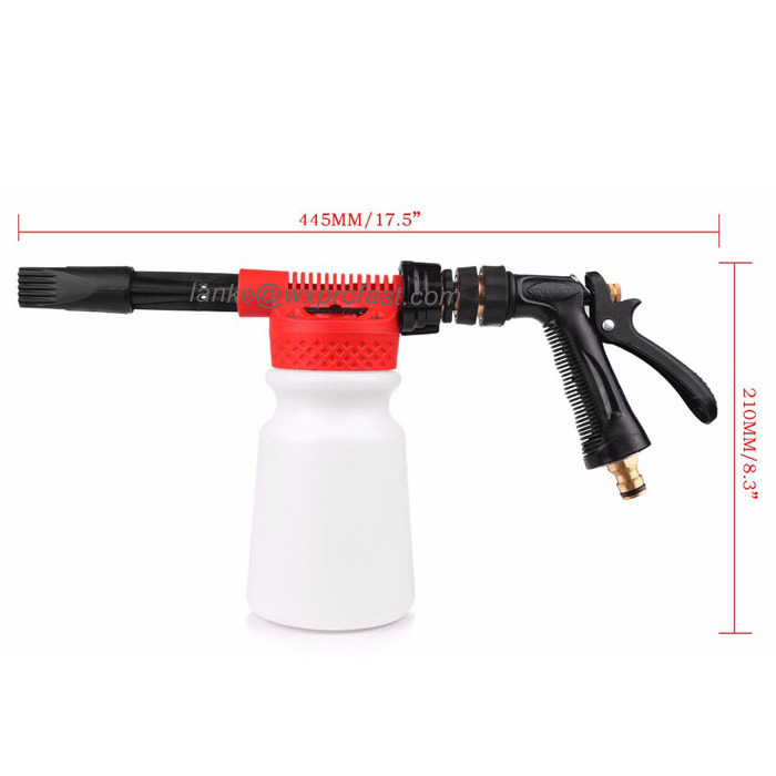 Car Wash Tool Garden Hose Foam Sprayer Car Wash Sponge With Handle Foam Gun Tips