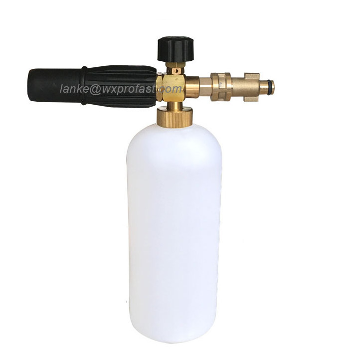 High Quality Brass Inner Heavy Duty Car Wash Foam Lance Thick Foam Generator Snow Foam Washing Gun 3200Psi Car Cleaning Cannon