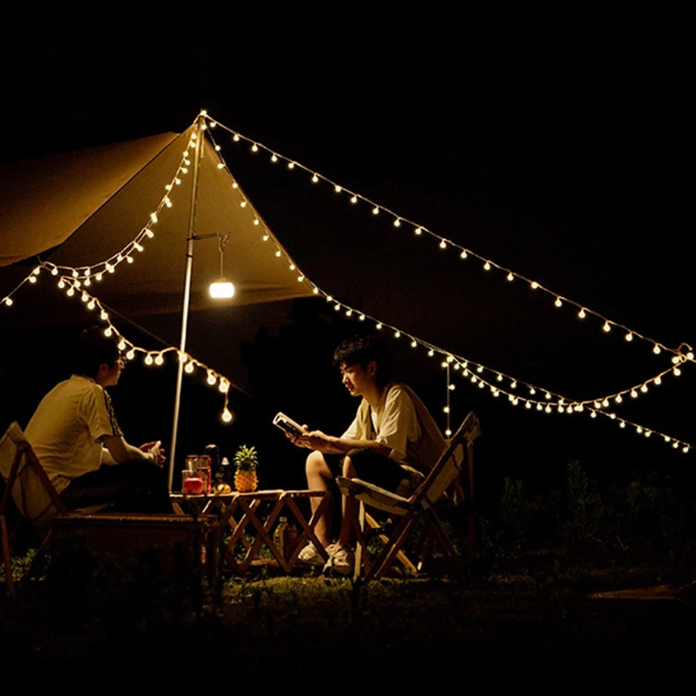 Camping Tent Atmosphere Lamp LED Ball String Lights Starry Sky Bulb Lights