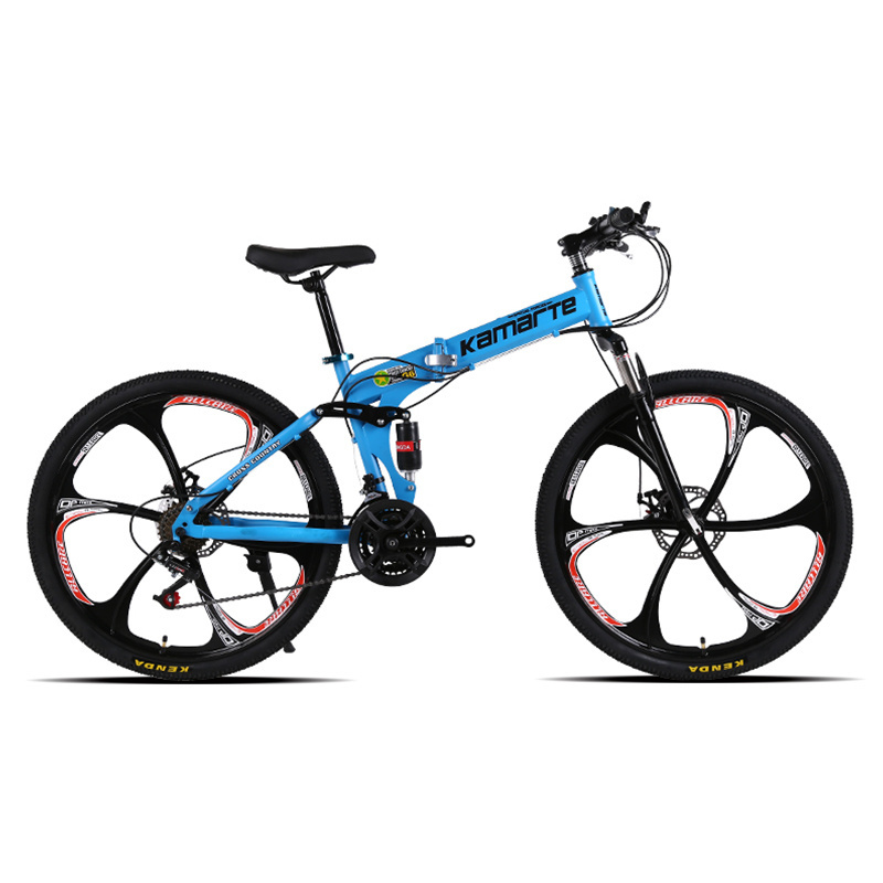 wholesale good quality full suspension mountainbike foldable 26 inch folding mountain bike