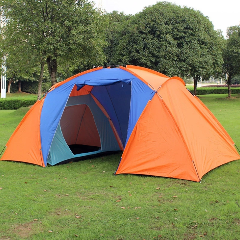 New design tents camping outdoor 4 Season Waterproof Family Glamping Big Camping  tent with two bedrooms and one living room