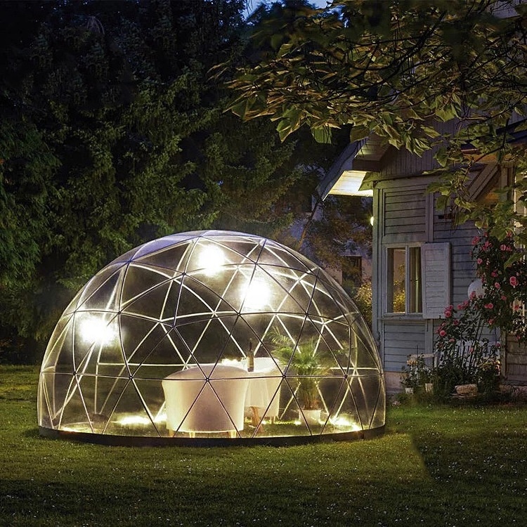 Festival Garden Family Event House Party Clear Dome House Waterproof And Wind Resistant Pvc Transparent Dome Tents for Party