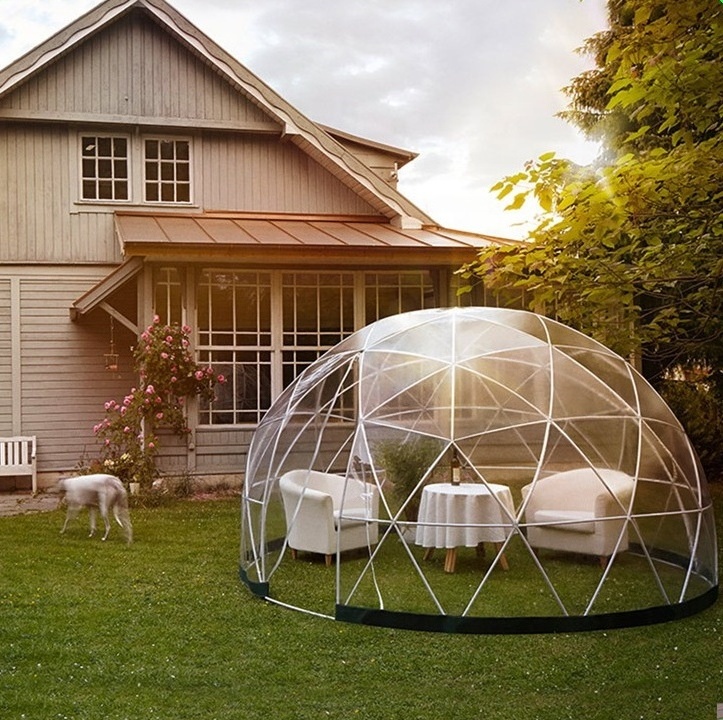 Festival Garden Family Event House Party Clear Dome House Waterproof And Wind Resistant Pvc Transparent Dome Tents for Party